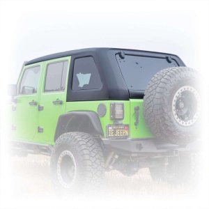 Jeep Wrangler JK Hardtop - TURN Offroad - Fastback 1 Piece - Primer White - `07-`18
